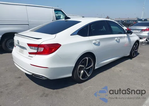 2021 Honda Accord Sedan Sport Se из США, поврежденный, VIN 1HGCV1F49MA006119